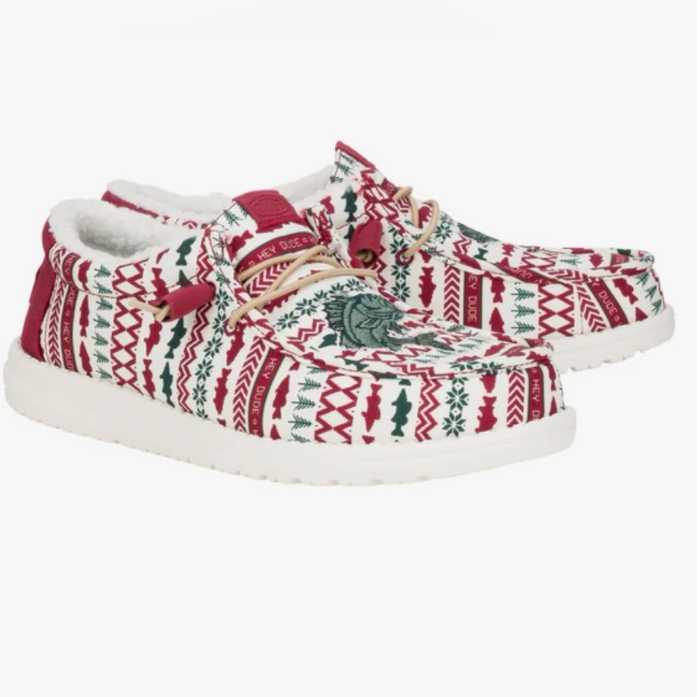 Hey Dude Men’s Festive Patterned Shoes